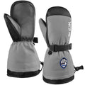 MCTi Kids Mittens Waterproof Winter Ski Warm Sherpa Fleece Lined Removable