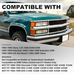 Reinko Headlight Assembly Chevy Silverado C/K 1994-1998 OBS