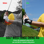 GAIARENA Golf Wrist Hinge Trainer Brace Swing Training Aid Left Hand M