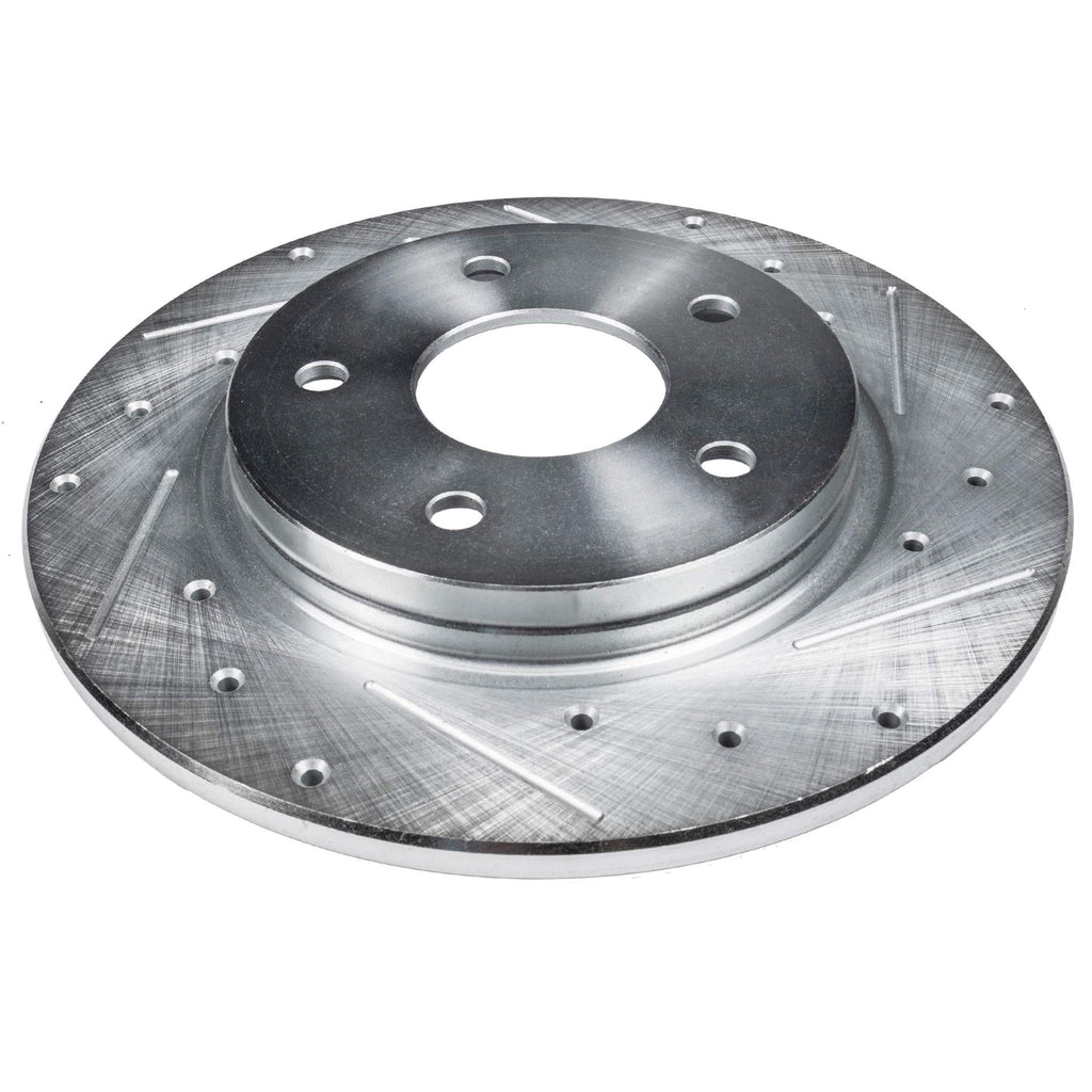 Detroit Axle - REAR Brake Kit for 2012-2018 Ford Focus Drilled & Slotted Disc