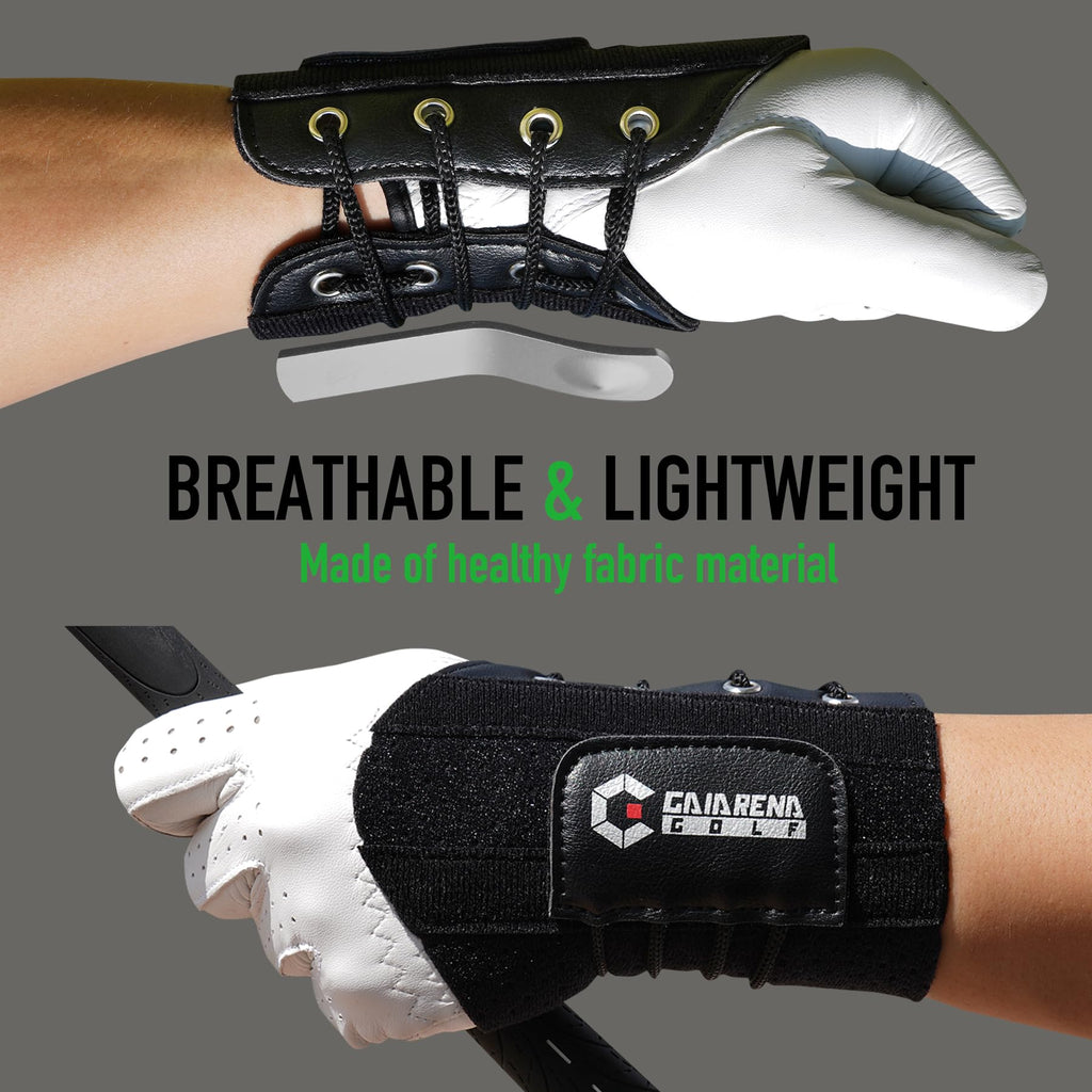 GAIARENA Golf Wrist Hinge Trainer Brace Swing Training Aid Left Hand M