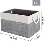 Fab totes Storage Bins [3-Pack], Foldable Storage Baskets for Organizing Toys,