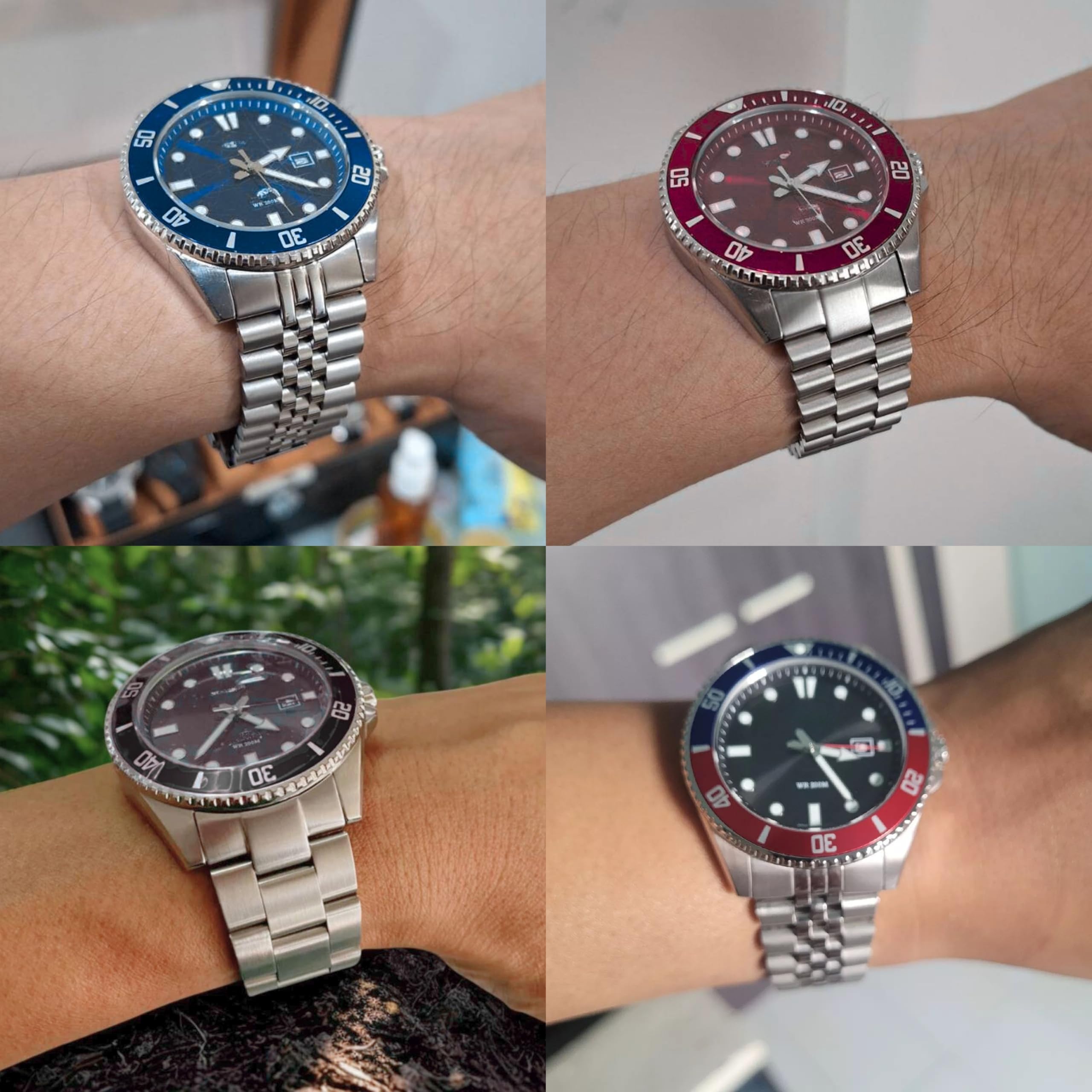 CSJU002 Solid jubilee Stainless Steel Watch Band for Casio Duro MDV106 / MDV107