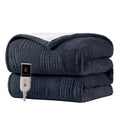 Texciting Heated Blanket Electric Blanket Throw 50''X60''-Heating Blanket with 9