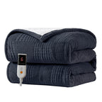 Texciting Heated Blanket Electric Blanket Throw 50''X60''-Heating Blanket with 9