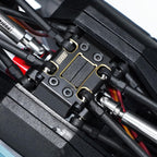 INJORA 21g Black Coating Brass Skid Plate for Redcat Ascent-18 RC Upgrade Part