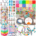 Leitait Girls Bracelet Making Kit 3400pcs Charm Jewelry DIY Craft Gift Ages 5-12