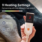 Texciting Heated Blanket Electric Blanket Throw 50''X60''-Heating Blanket with 9