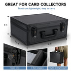 Trading Card Storage Box 600+ Toploaders MTG Sports Cards Hard Case