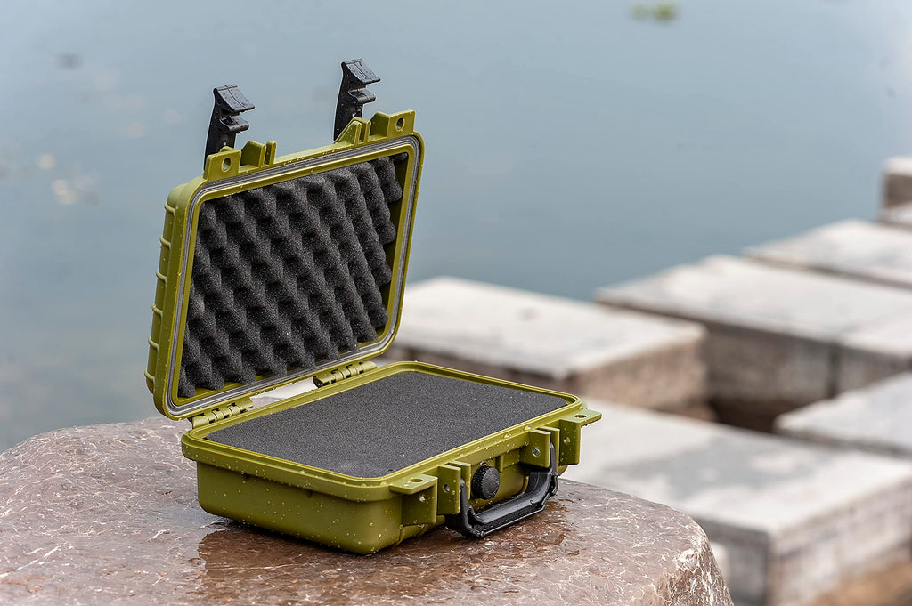 MEIJIA Portable All Weather Waterproof Protective Hard Case, Small Camera