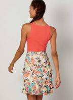 McCall Pattern Women's Flounce Skirt, Sizes 14-22 Sewing Pattern