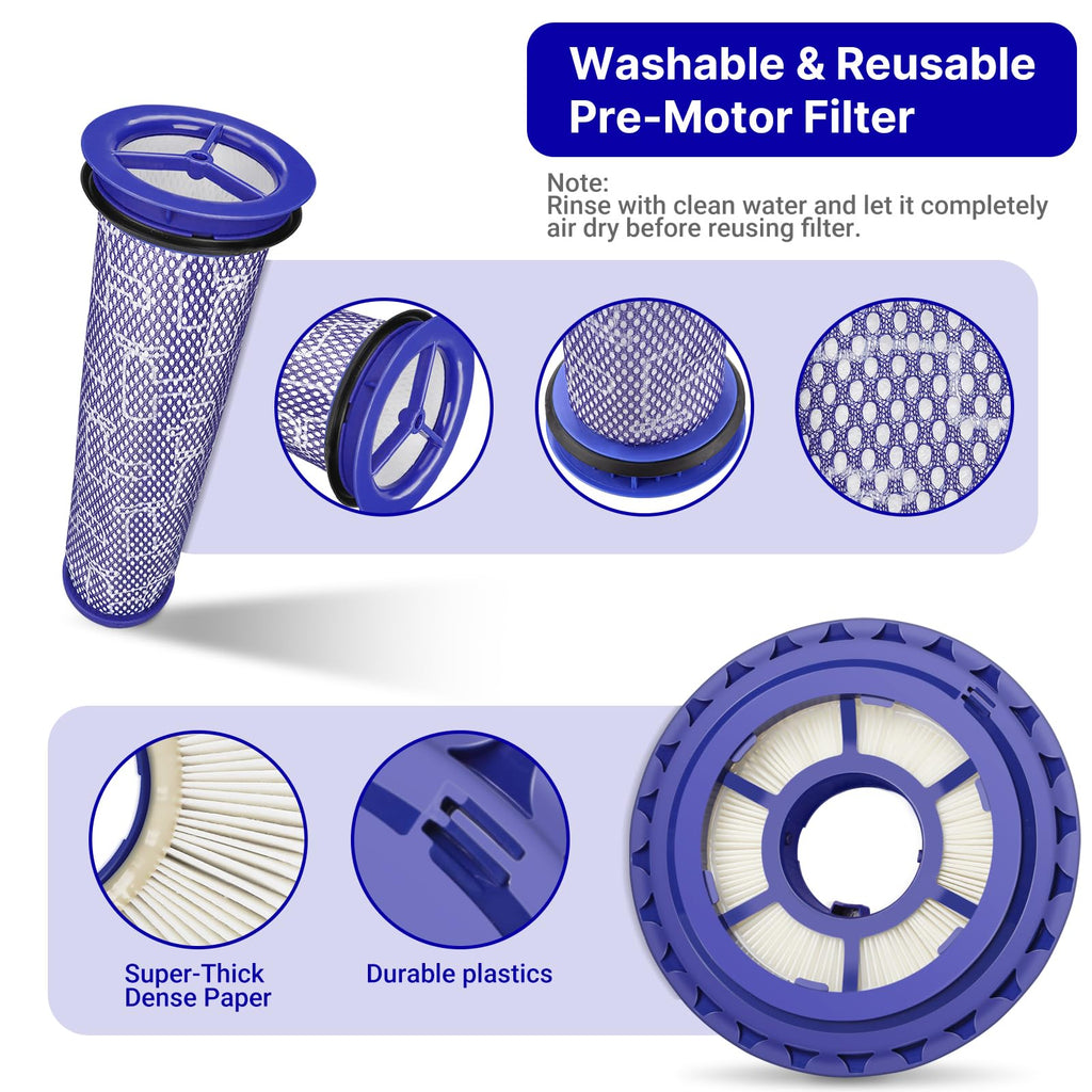 Lemige Ball Animal Filter Replacements for Dyson Ball Vacuum DC41 DC65 DC66