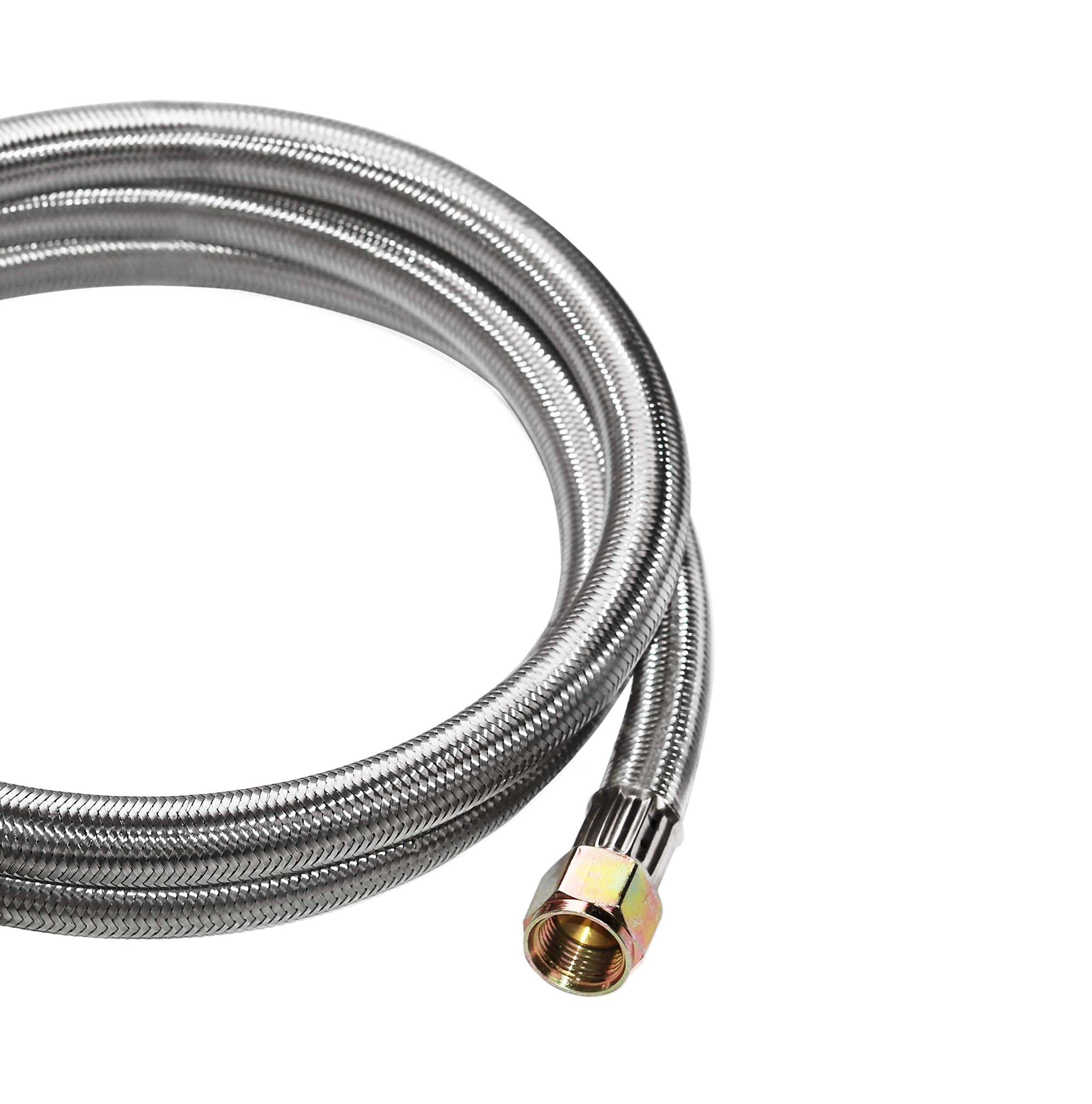 DOZYANT 5 Feet Propane Regulator Hose Replacement with Propane Tank Gauge,