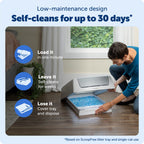 PetSafe ScoopFree Crystal Classic Self-Cleaning Litter Box, Gray