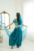 MISI CHAO Belly Dance Jasmine Costume - Aladdin Halloween Outfit Princess