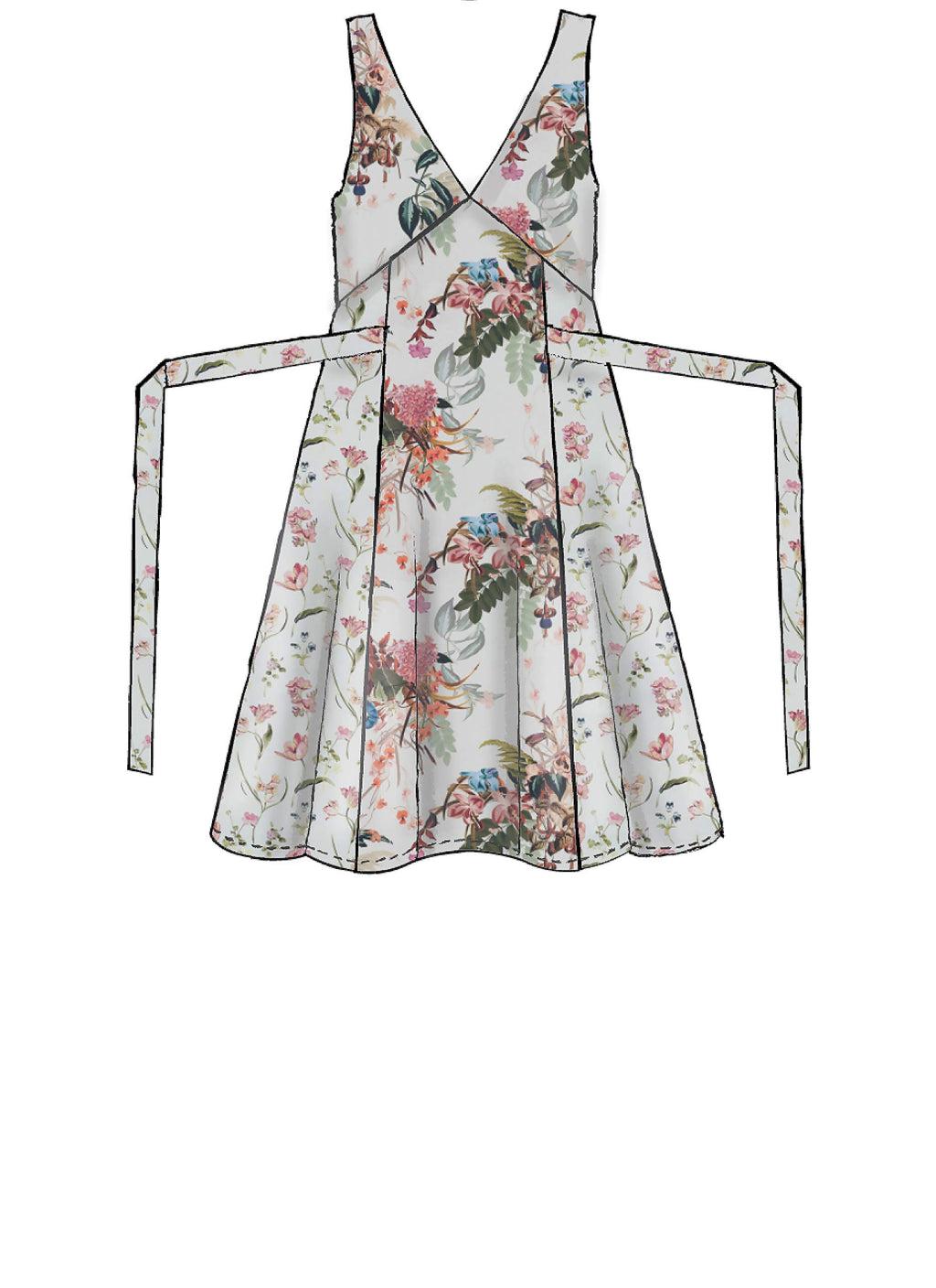 McCall's Patterns McCall's Women's Knee and Floor Length Pullover Dress, Sizes