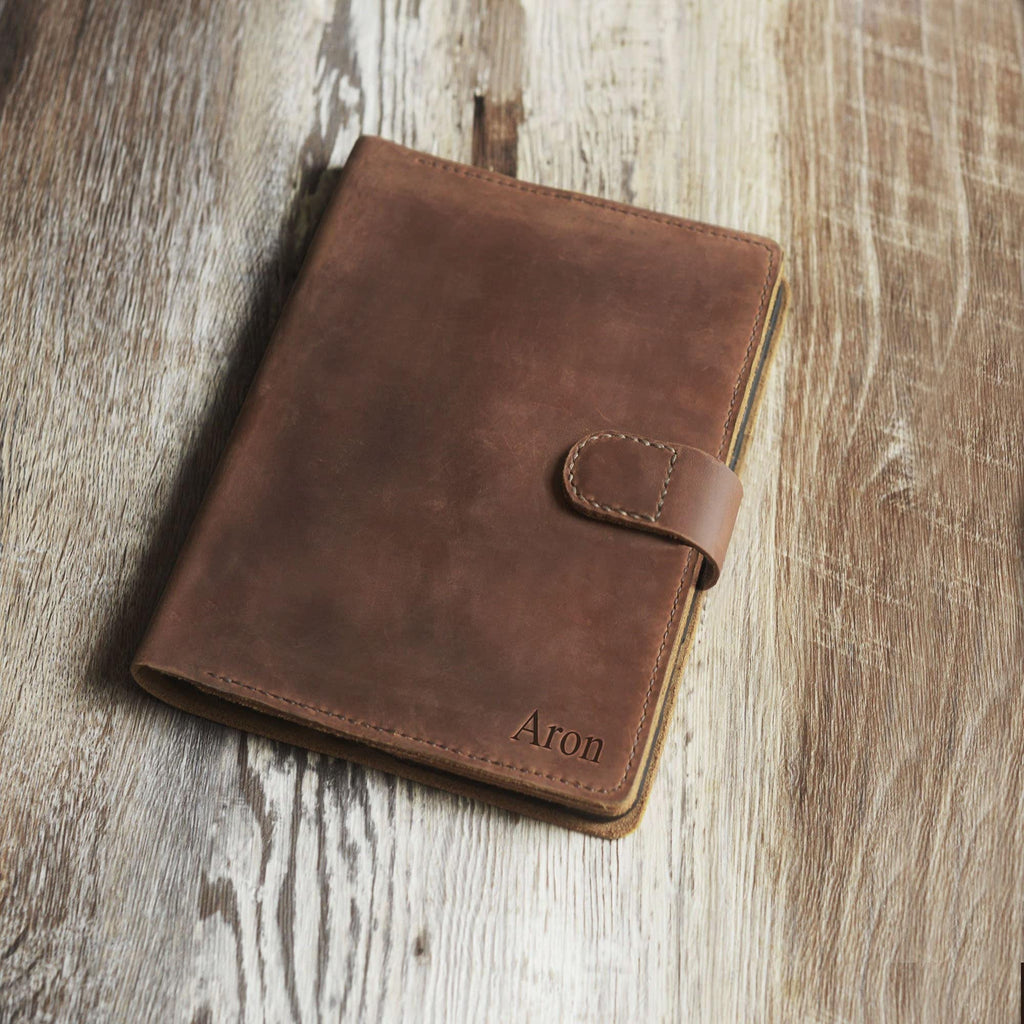 Personalized leather magnetic ipad pro 12.9 case, leather ipad air 5th