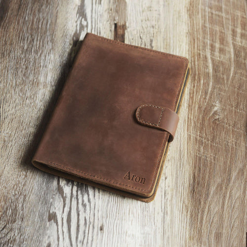 Personalized leather magnetic ipad pro 12.9 case, leather ipad air 5th