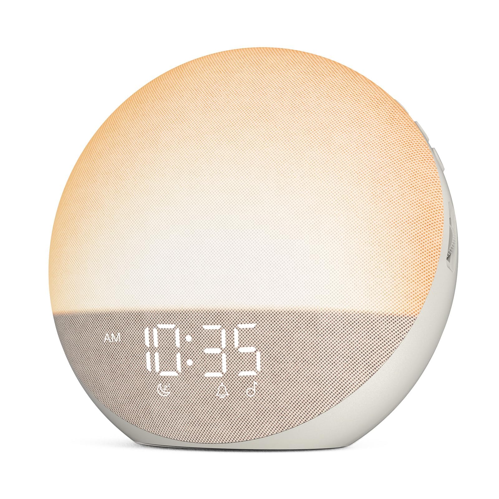 Sunrise Alarm Clock White Noise Machine: Natural Wake Up Light - Dimmable Clock