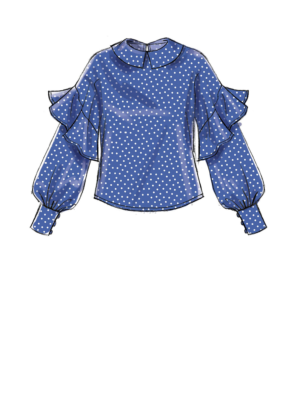 McCall's Patterns McCall's Women's Loose Fit Dropped Shoulder Shirt Sewing