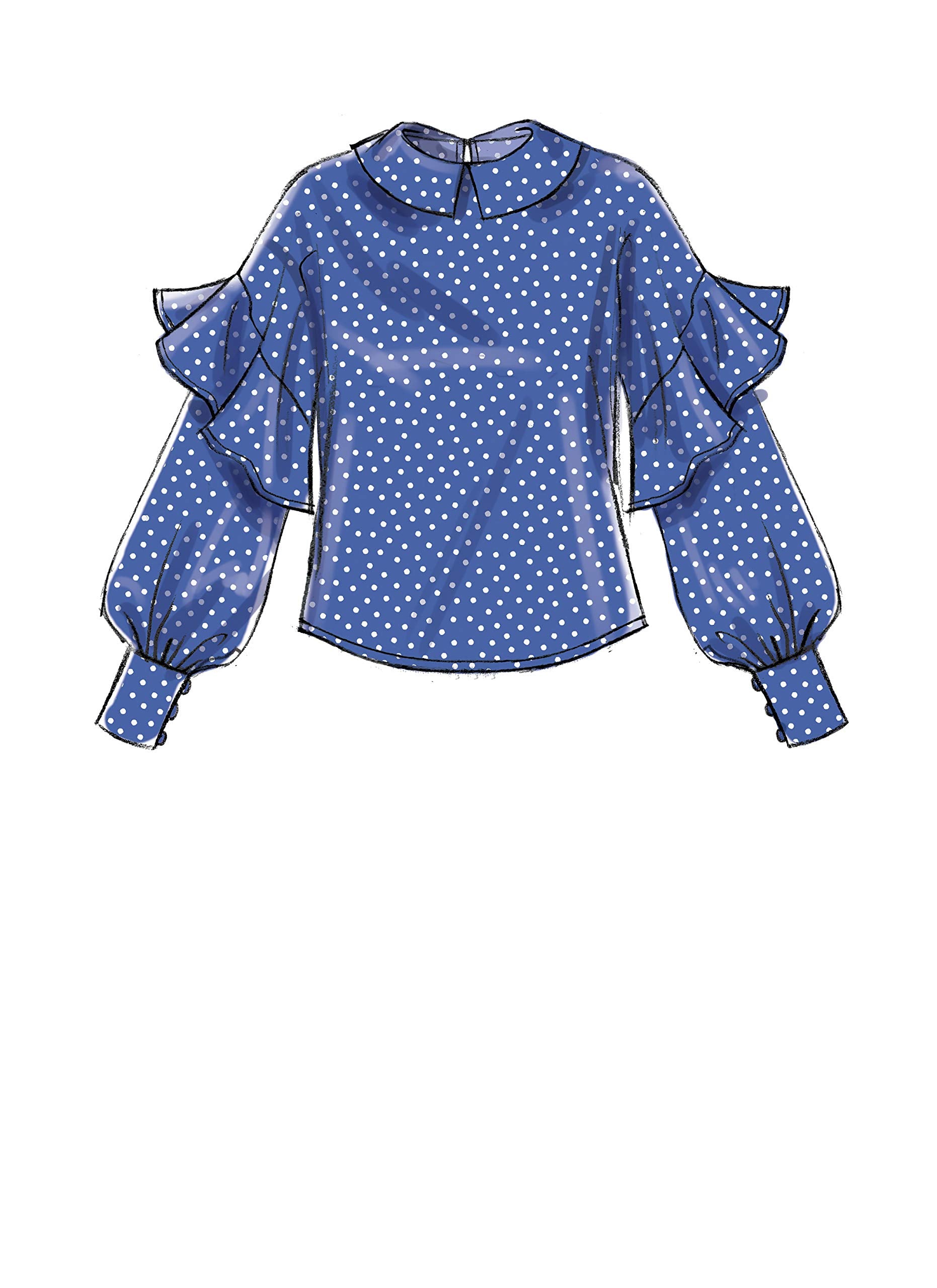 McCall's Patterns McCall's Women's Loose Fit Dropped Shoulder Shirt Sewing