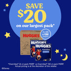 33 Count Huggies Overnites Size 3 Overnight Diapers (16-28 lbs),  Packaging May