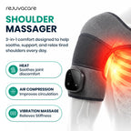 Rejuvacare Shoulder Massager Upgraded 2026 with Heat & Compression, Cordless