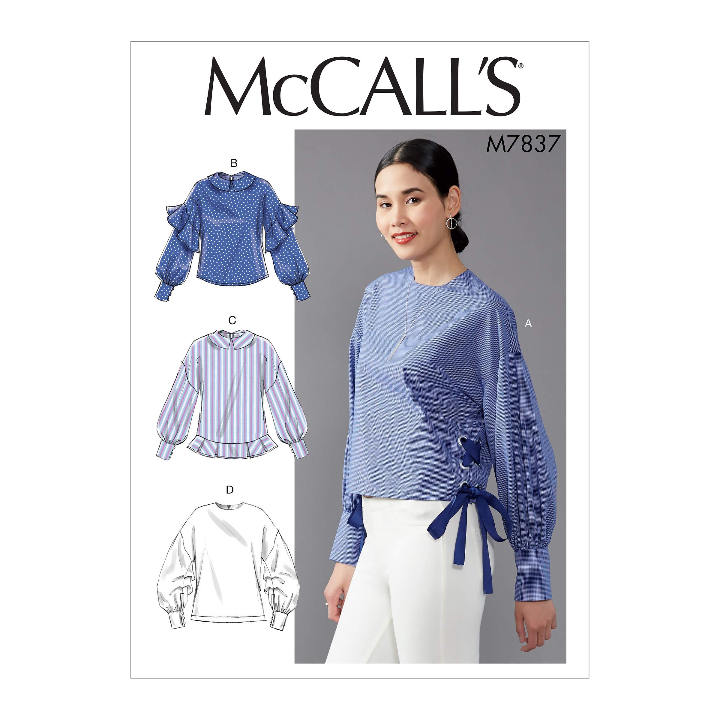 McCall's Patterns McCall's Women's Loose Fit Dropped Shoulder Shirt Sewing
