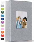 Artfeel Photo Album 4x6 300 Pockets Linen Cover Memory Book White Pages