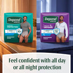 Depend Fresh Protection Adult Diapers for Men, Large, 72 Count