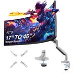 AVLT Single Monitor Arm Desk Mount 17–45  inch Mechanical Spring Full Motion