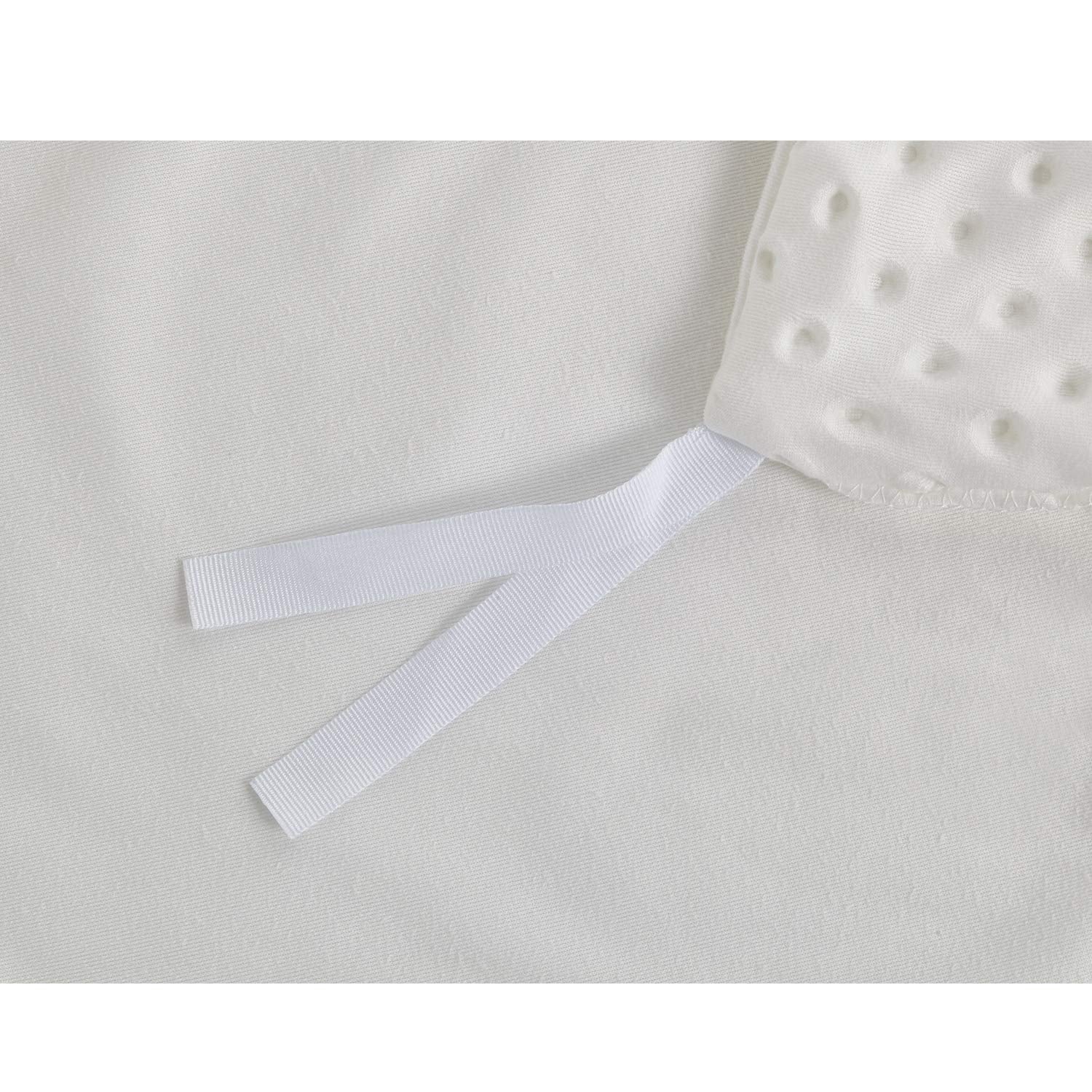 RelaxBlanket Weighted Blanket Duvet Cover 60x80 Super Soft Minky Dot White