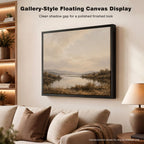Canvas Floater Frame for Finished Canvas Art, 1.25" Deep Floating Shadow Gap