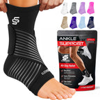 Sleeve Stars Ankle Brace for Women & Men, Ankle Wrap for Sprain, Compression