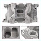 FGJQEFG Intake Manifold Aluminum Dual Plane Compatible with 1967-2003 Small