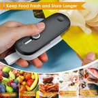 FEPPO Mini Bag Sealer, 2 in 1 Heat Sealer with Cutter, Portable Resealer Machine