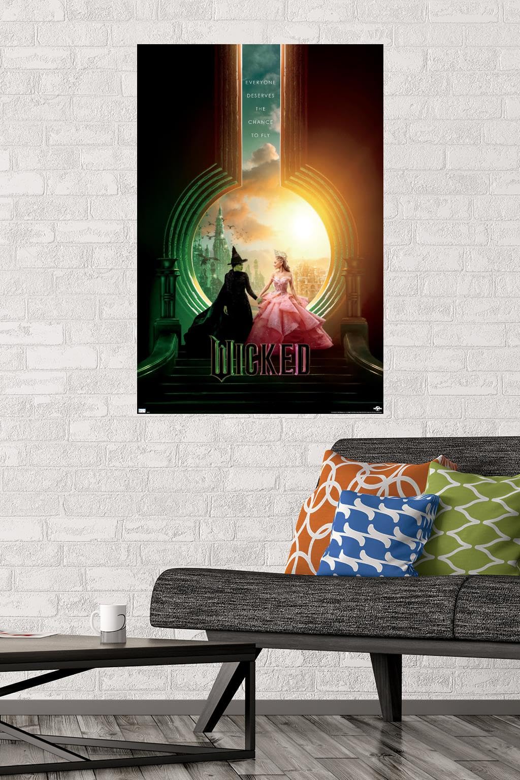 Wicked - Key Art Wall Poster, 34L" x 22.4W", Unframed Version