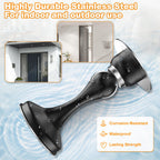 Crosize Magnetic Door Stoppers 2 Pack, Stainless Steel Door Stops, Wall-Mounted