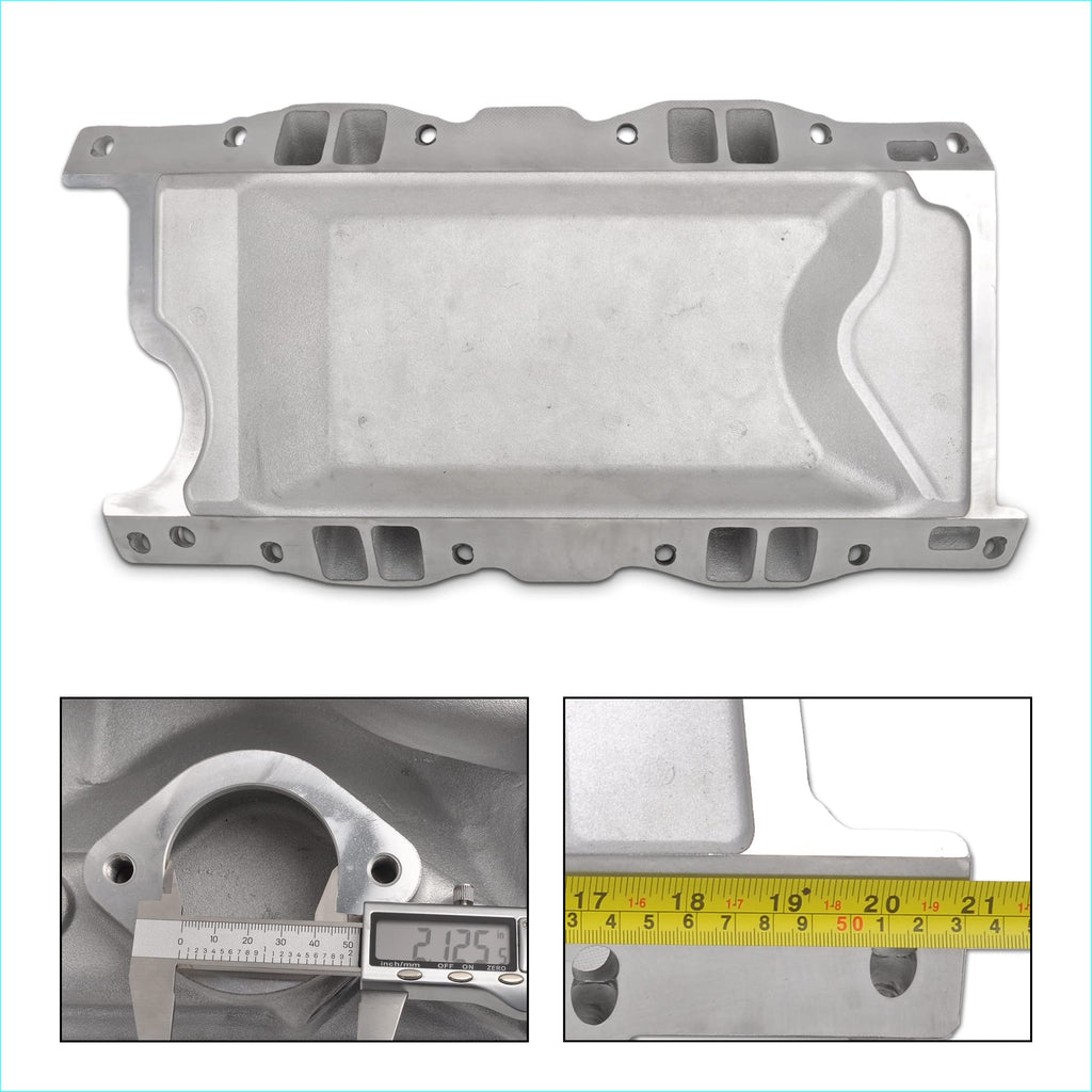 FGJQEFG Intake Manifold Aluminum Dual Plane Compatible with 1967-2003 Small