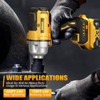 Cordless Impact Wrench 1/2 inch for Dewalt 20V Battery, 1000N.m Impact Driver