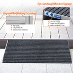 UOKRR Threshold Ramp for Wheelchairs, 1.6-4.7" Rise and 24"×36" W Platform