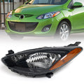 Huray Halogen Headlight Assembly for Mazda 2 2011 2012 2013 2014 LH Projector