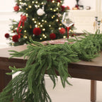 9FT Artificial Christmas Garland Real Touch Pine Greenery Indoor Outdoor Decor