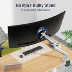 AVLT Single Monitor Arm Desk Mount 17–45  inch Mechanical Spring Full Motion