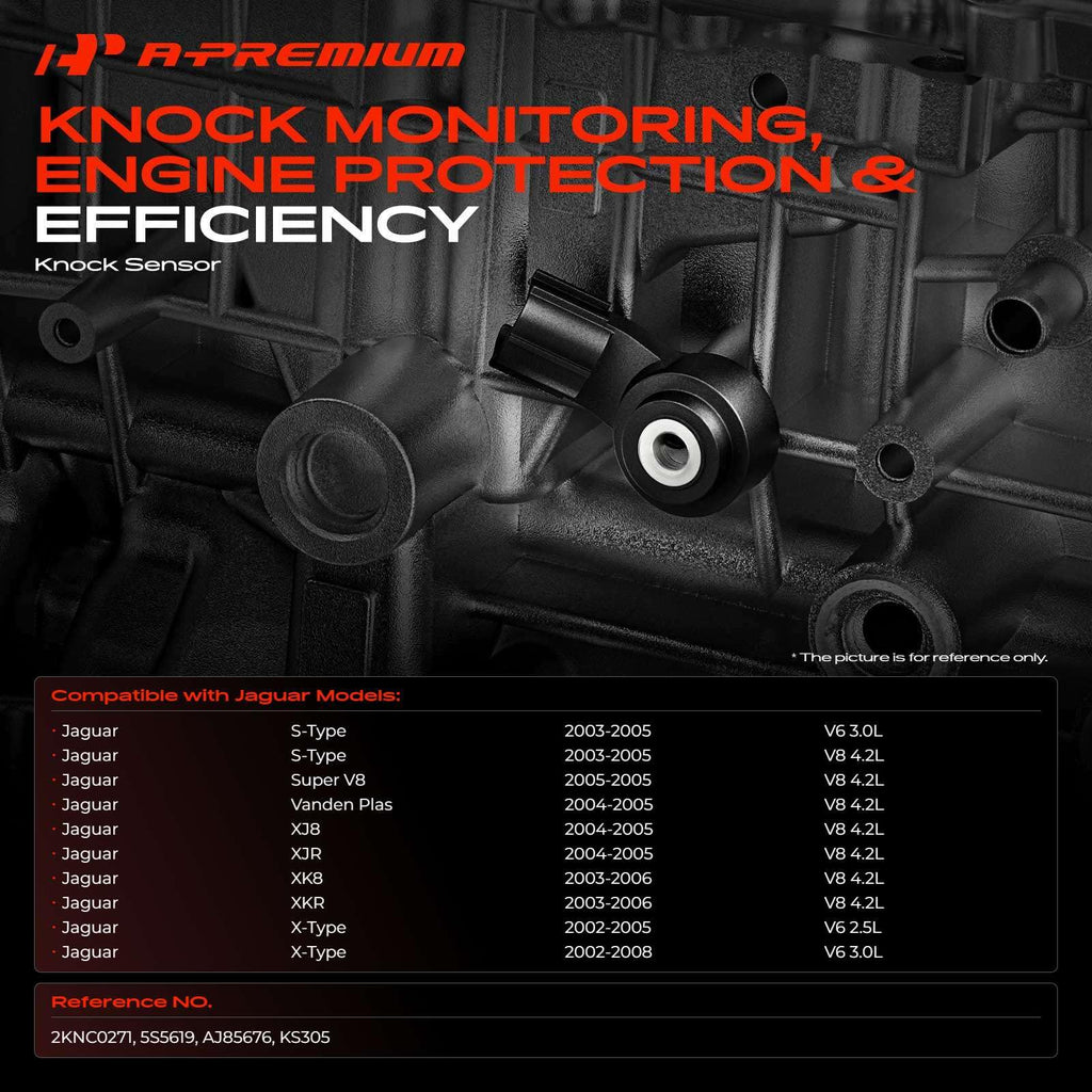 A-Premium Ignition Knock Detonation Sensor Compatible with Jaguar