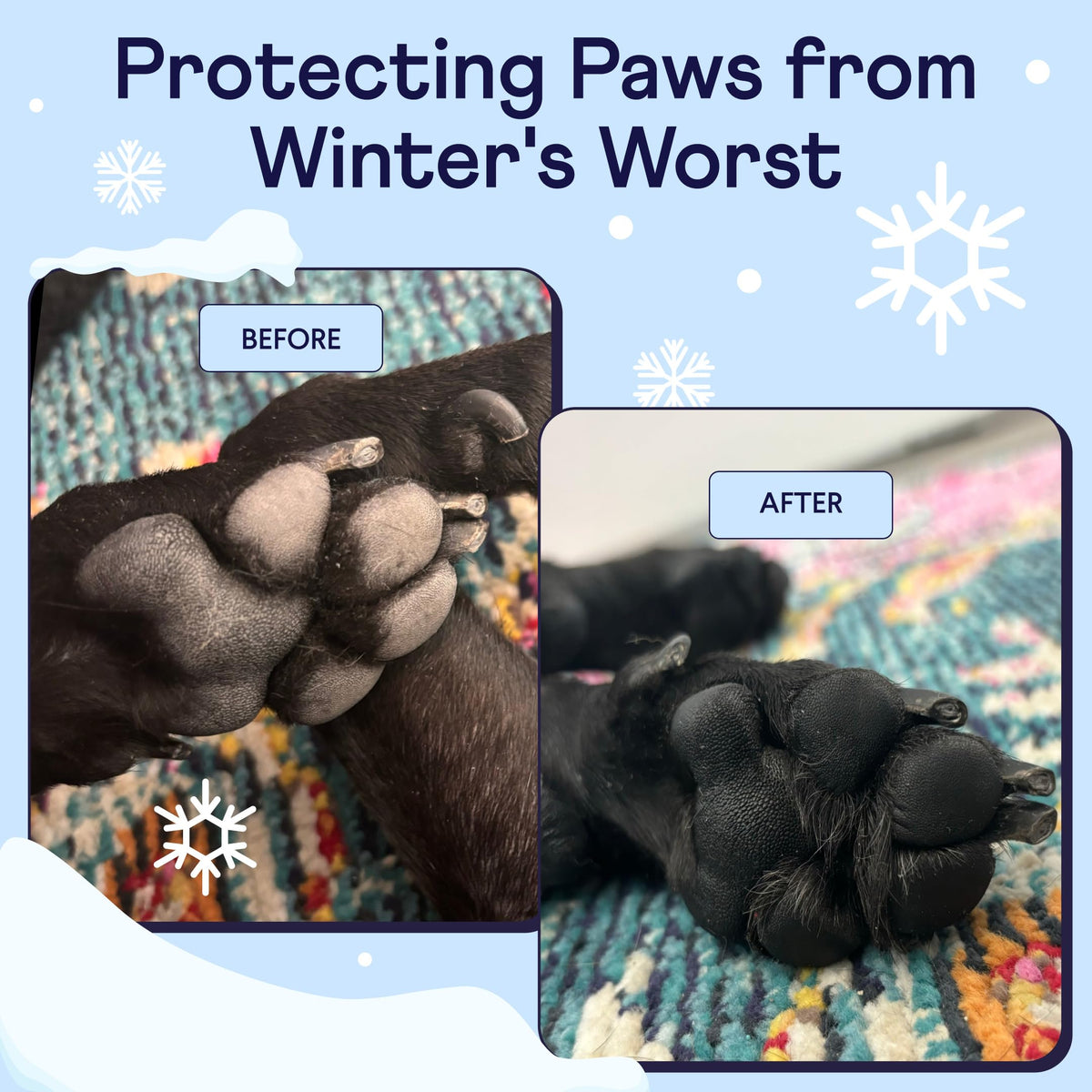 OPEN BOX - Finn Paw Hero Natural Dog Paw Balm | Winter Paw Protection from Snow,