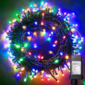 Blingstar Christmas String Lights - 98.4 Ft+9.8 Ft 300 LED Extendable Plug-in 8