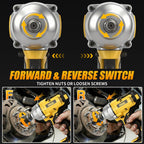 Cordless Impact Wrench 1/2 inch for Dewalt 20V Battery, 1000N.m Impact Driver