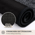 PURRUGS Dirt Trapping Door Mat 24" x 35.5", Non-Slip Machine Washable Entryway