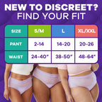 26Ct Always Discreet MaxiProtect Adult Diapers Women S/M Maximum Plus Absorbency